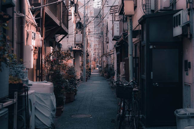 昭和の路地裏の風景